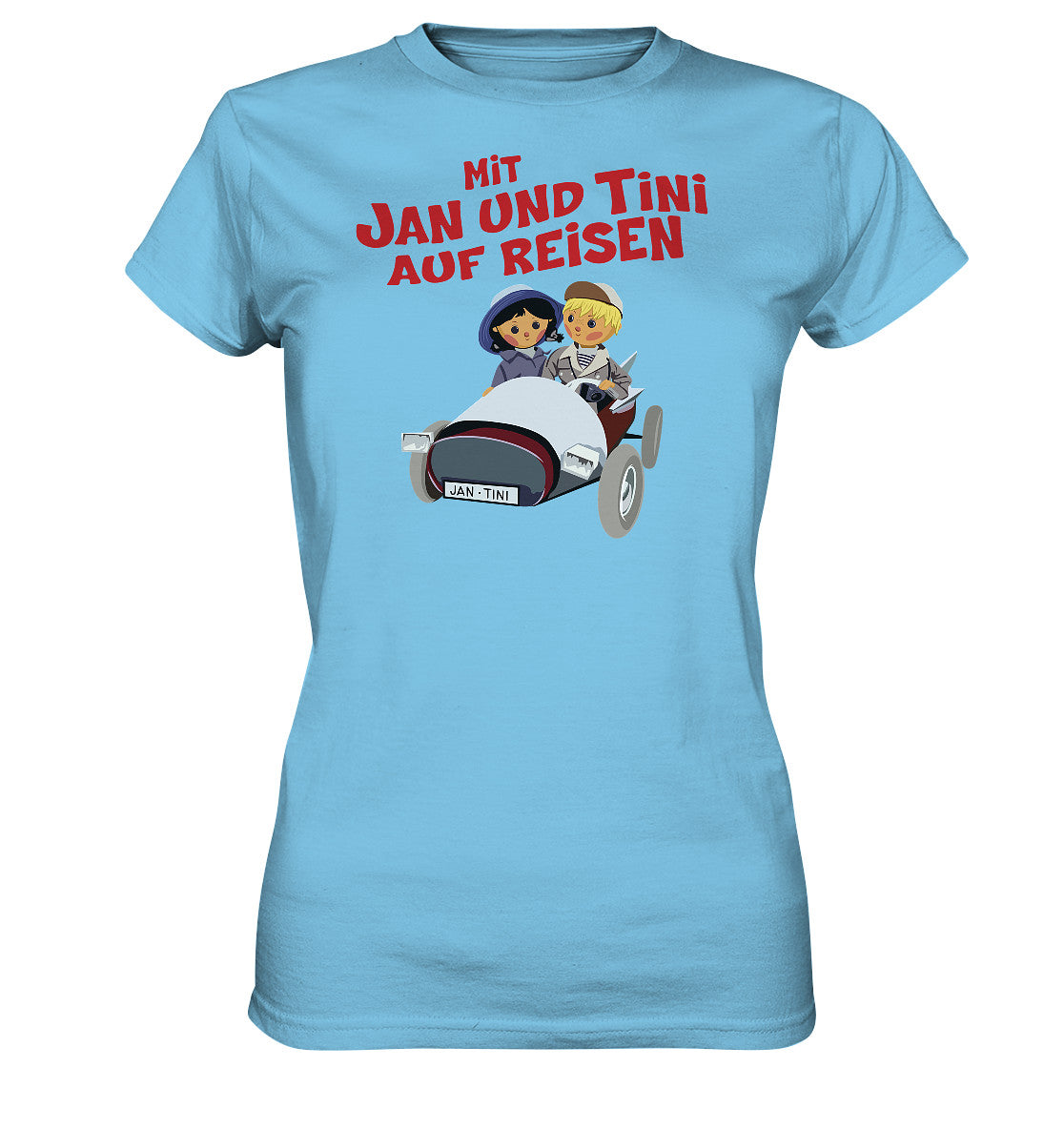 DDR Ostalgie Shirt Mädels • MIT JAN UND TINI AUF REISEN