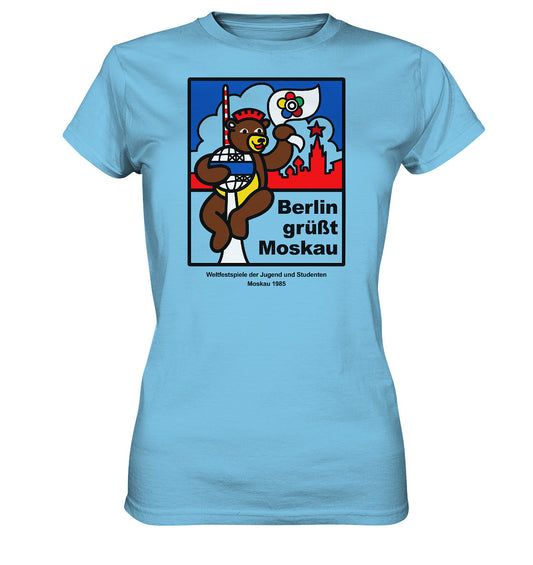 DDR Ostalgie Shirt Mädels • WELTFESTSPIELE DER JUGEND, MOSKAU 1985