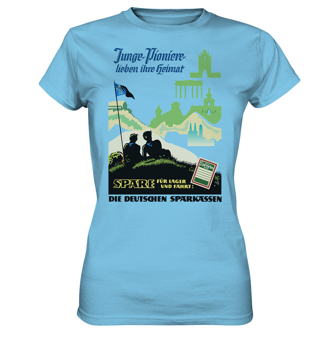 DDR Ostalgie Shirt Mädels • JUNGE PIONIERE LIEBEN IHRE HEIMAT