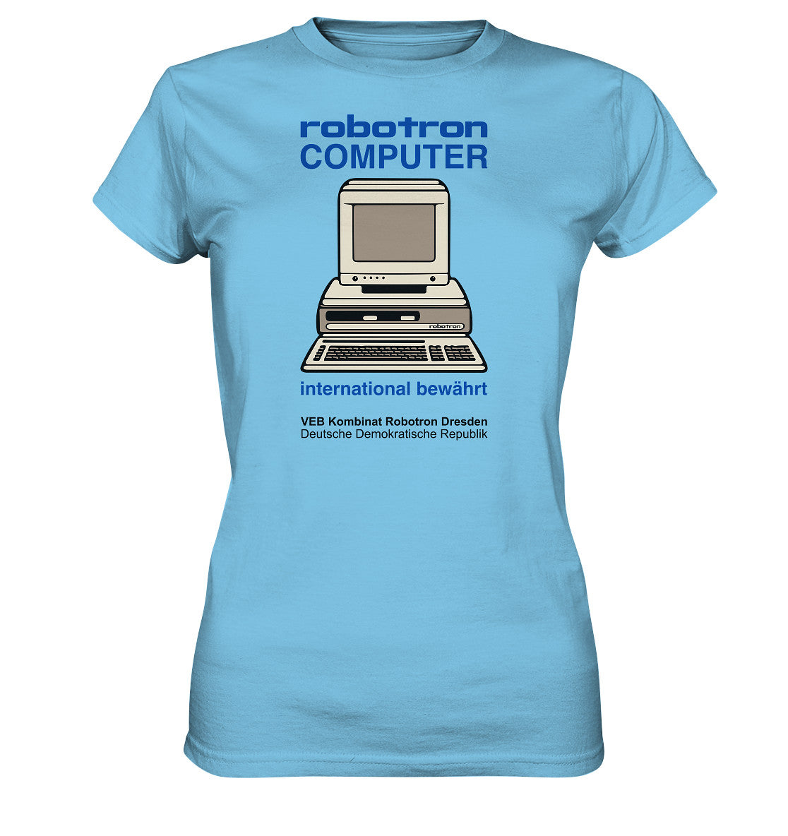 DDR Ostalgie Shirt Mädels • ROBOTRON COMPUTER DRESDEN