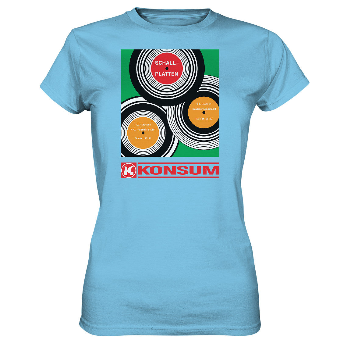 PREMIUM SHIRT MÄDELS • KONSUM SCHALLPLATTEN DRESDEN