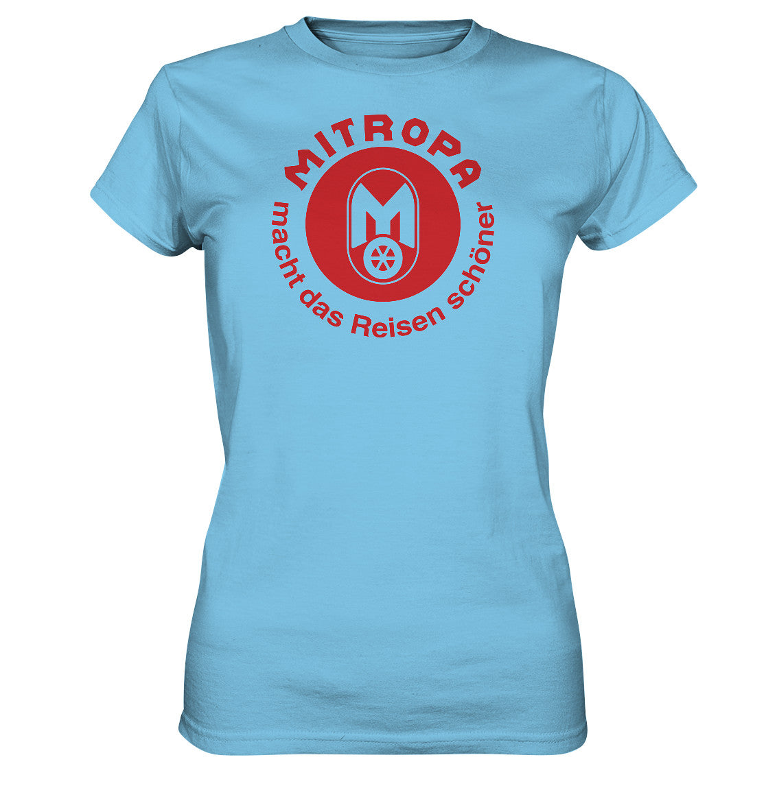 DDR Ostalgie Shirt Mädels • MITROPA MACHT DAS REISEN SCHÖNER - dunkel