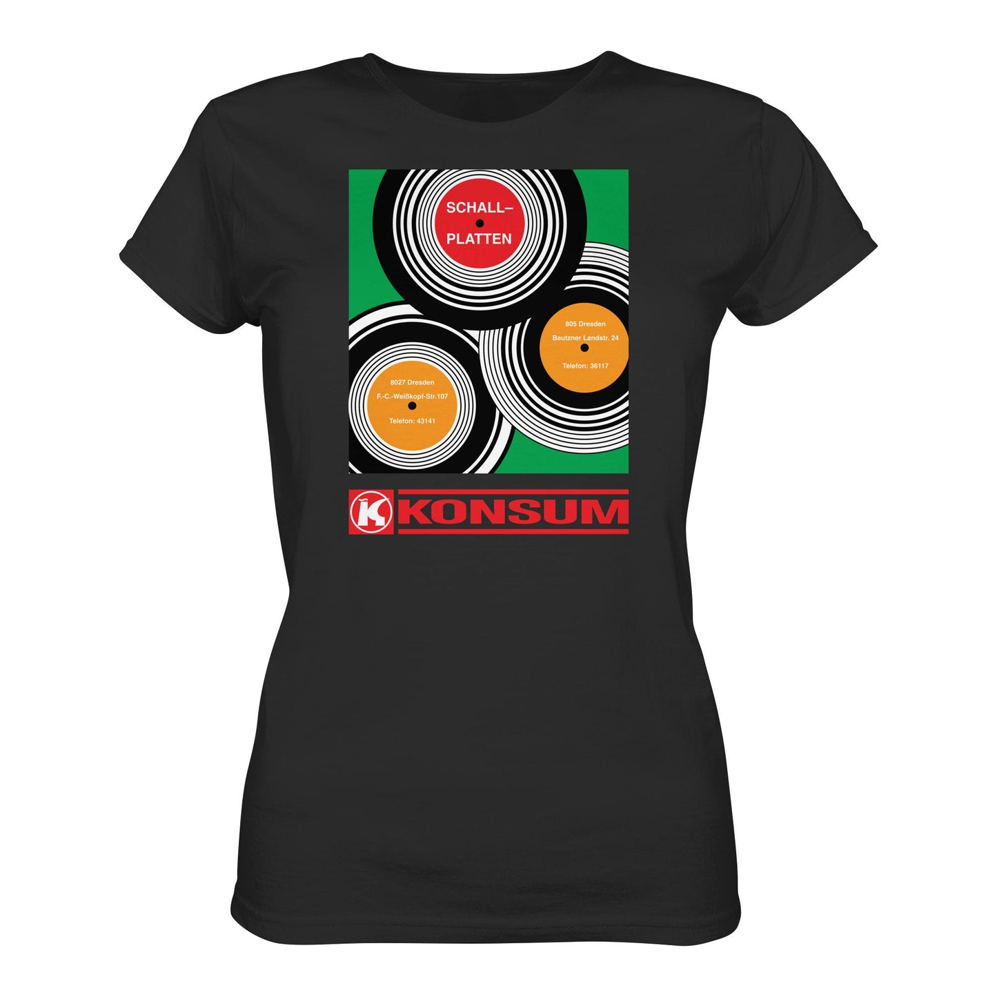 PREMIUM SHIRT MÄDELS • KONSUM SCHALLPLATTEN DRESDEN