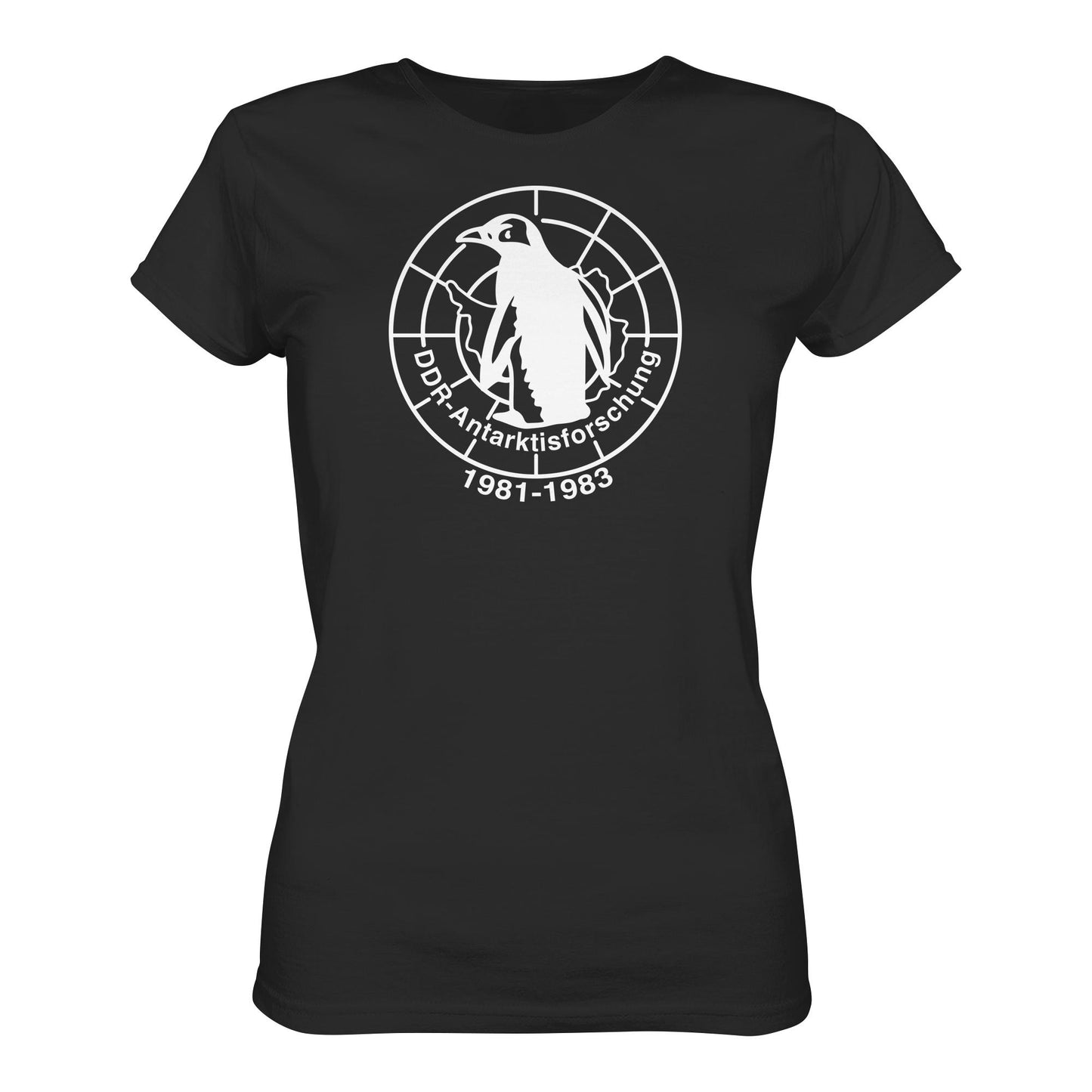 DDR Ostalgie Shirt Mädels • ANTARKTISFORSCHUNG DER DDR - 1981-1983, POSTSTEMPEL