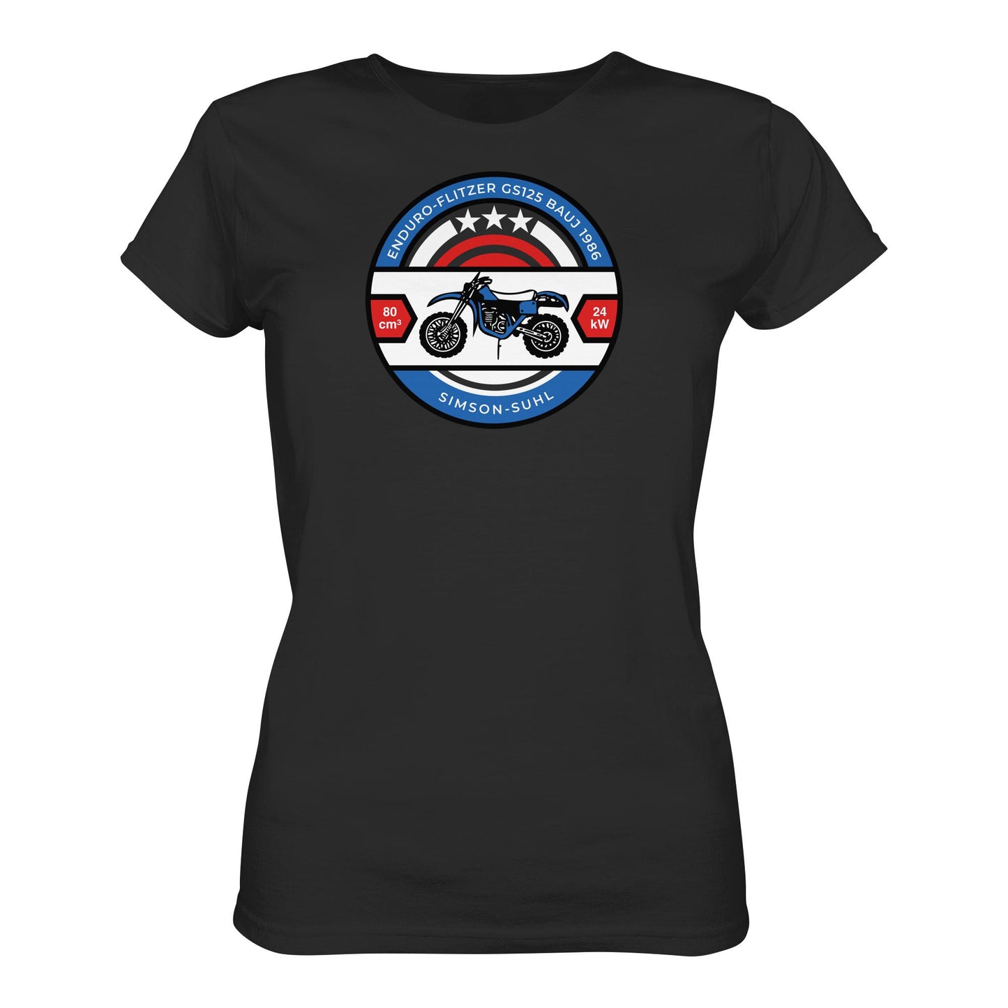 PREMIUM SHIRT MÄDELS • SIMSON ENDURO GS125 - ORIGINAL BIERDECKEL