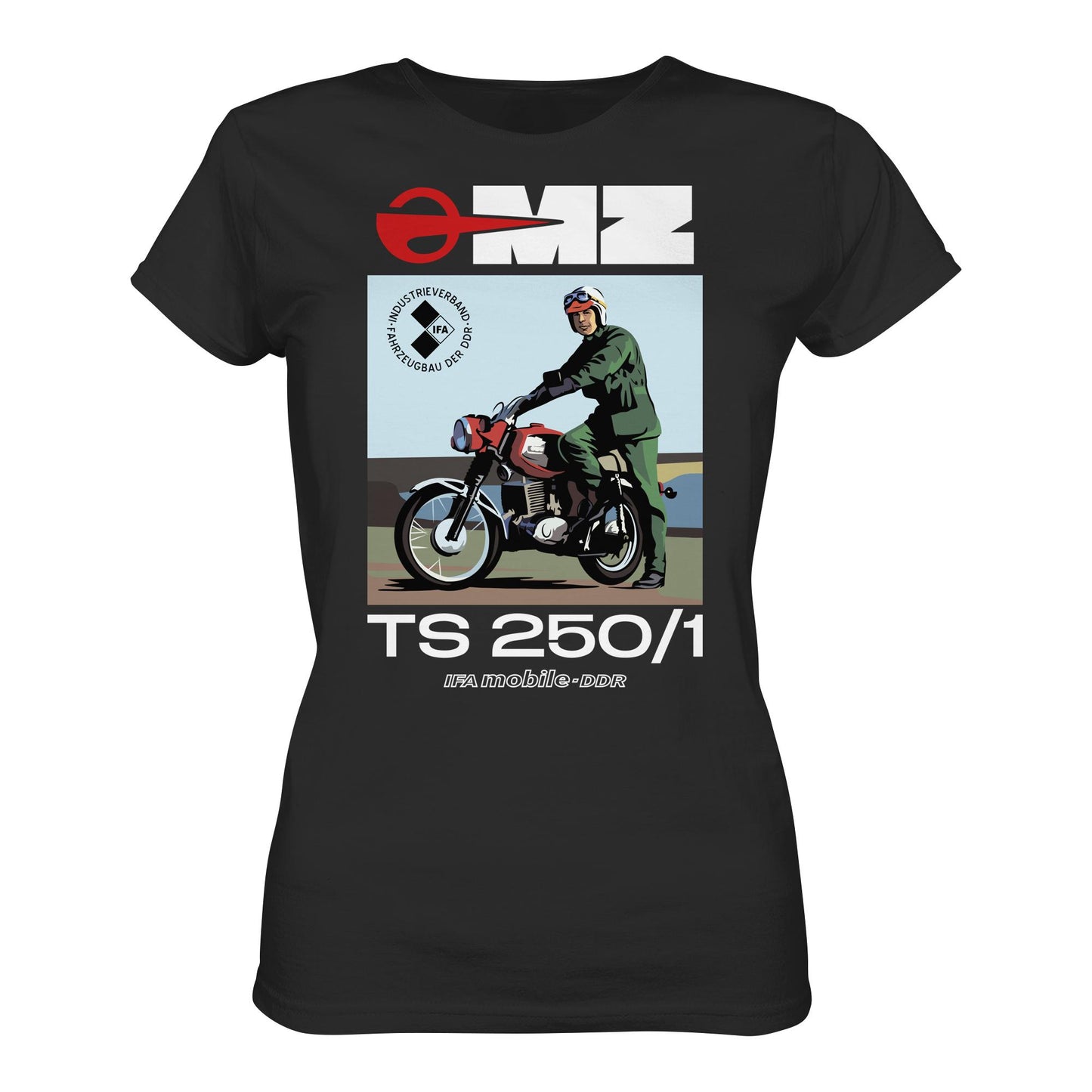 DDR Ostalgie Shirt Mädels • MZ TS 250 (ORIGINAL DDR-PLAKAT)