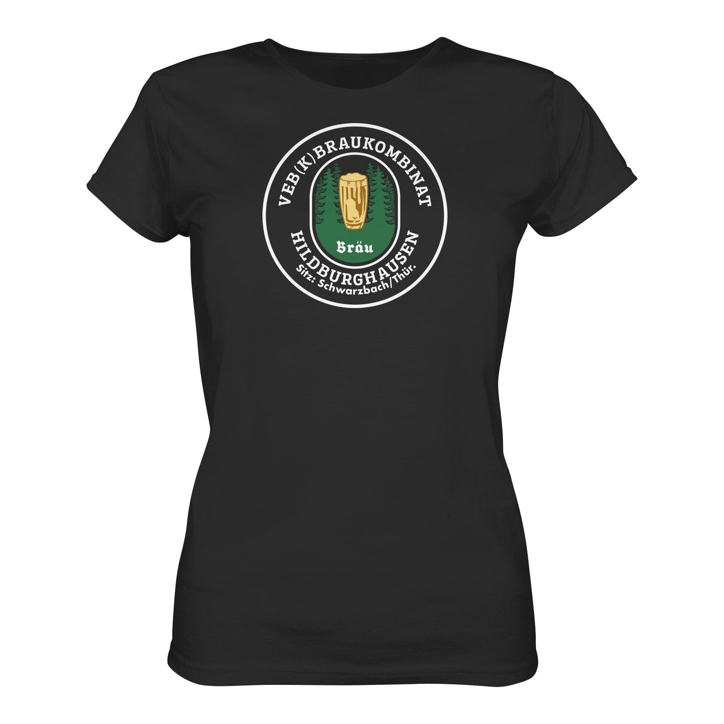 DDR Ostalgie Shirt Mädels • VEB BRAUKOMBINAT HILDBURGHAUSEN BIER