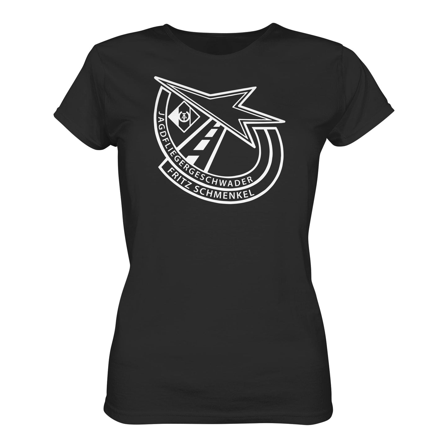 DDR Ostalgie Shirt Mädels • NVA EMBLEM - GESCHWADER FRITZ SCHMENKEL