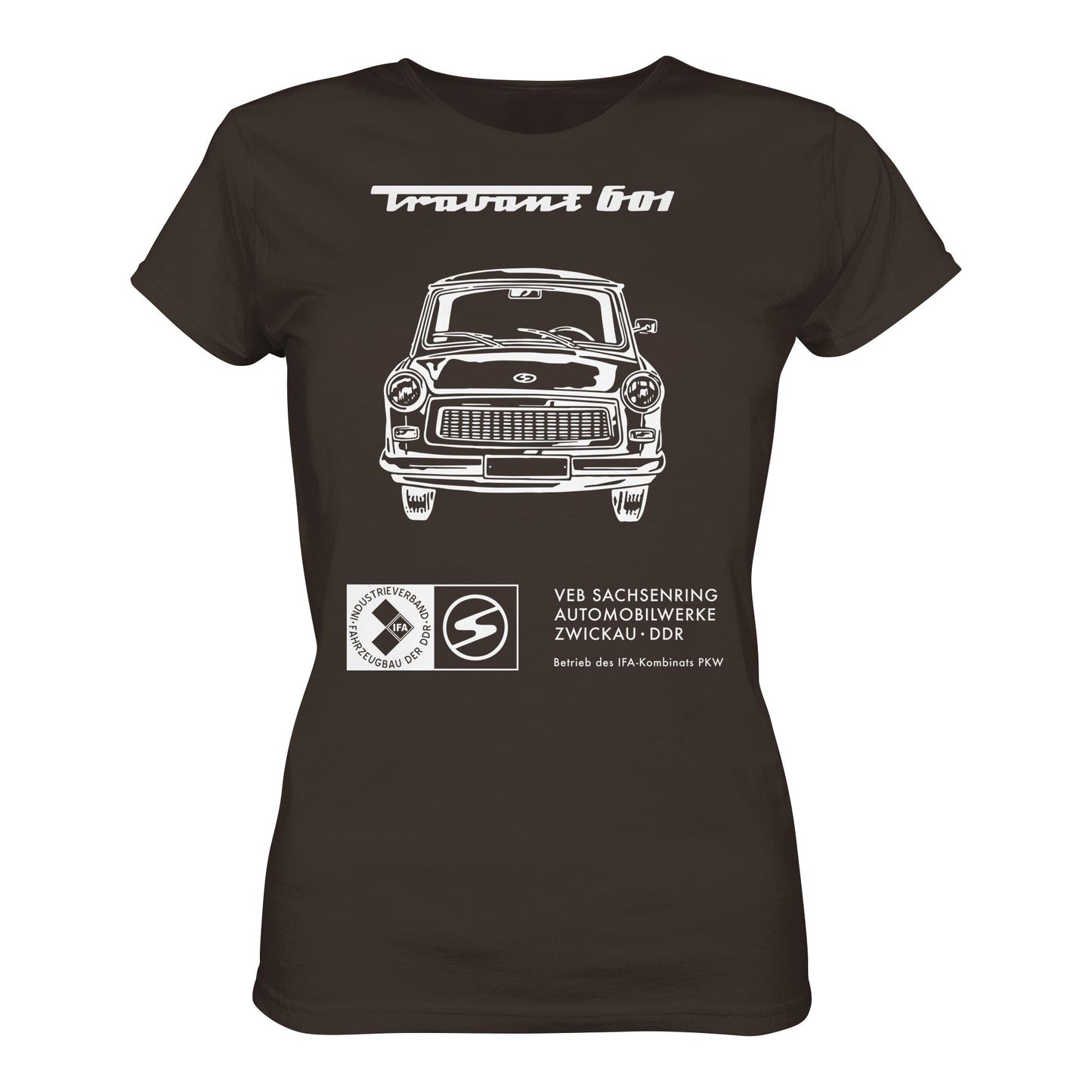 DDR Ostalgie Shirt Mädels • TRABANT 601 (ORIGINAL TITEL BETRIEBSANLEITUNG)