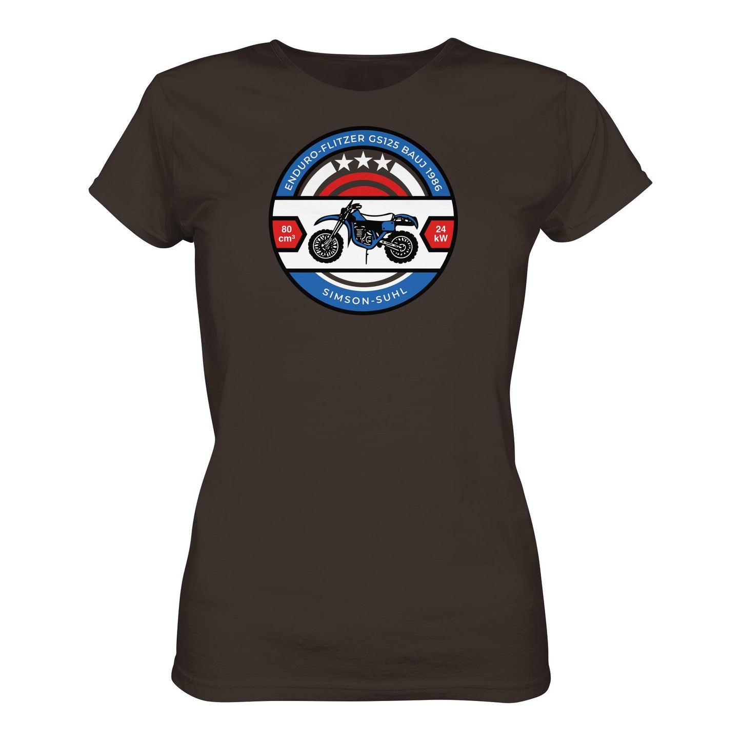 PREMIUM SHIRT MÄDELS • SIMSON ENDURO GS125 - ORIGINAL BIERDECKEL