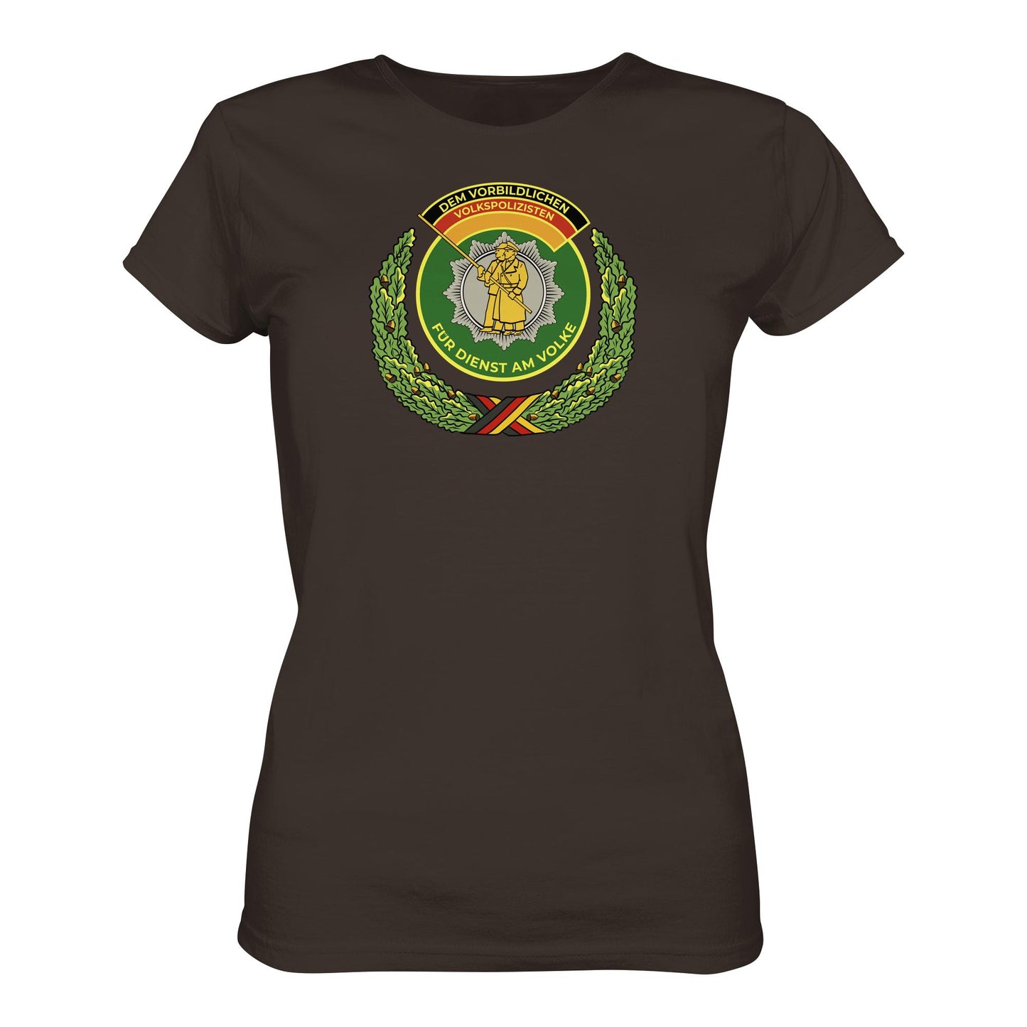 DDR Ostalgie Shirt Mädels • DEM VORBILDLICHEN VOLKSPOLIZISTEN (ABZEICHEN)