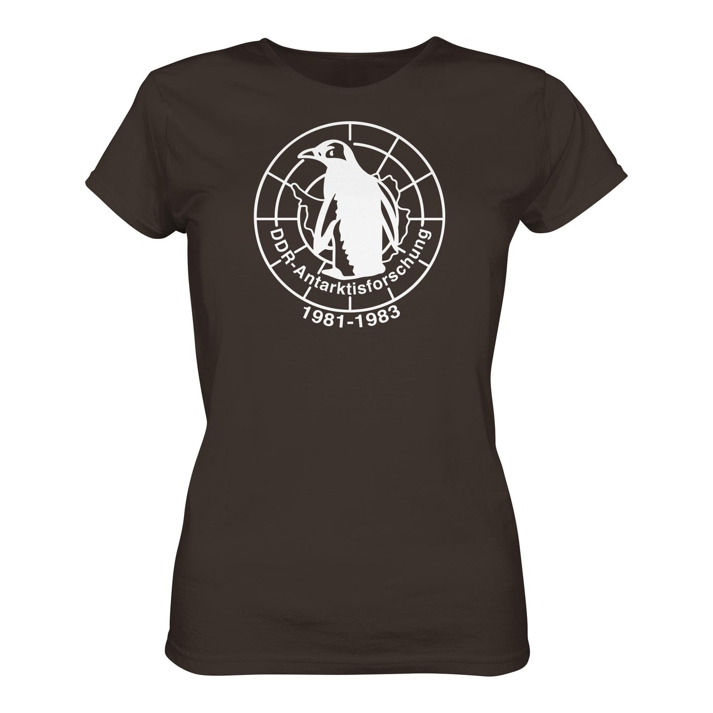 DDR Ostalgie Shirt Mädels • ANTARKTISFORSCHUNG DER DDR - 1981-1983, POSTSTEMPEL