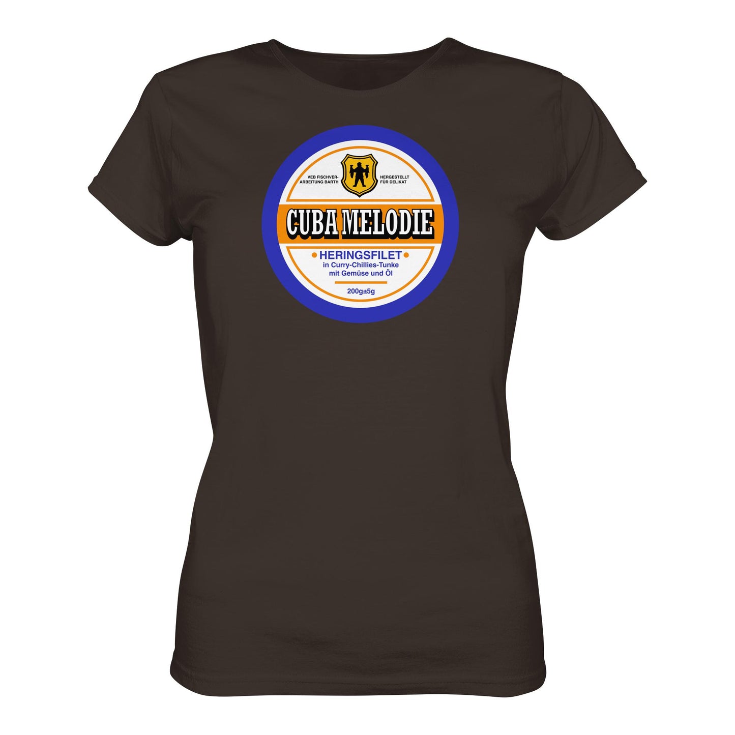 DDR Ostalgie Shirt Mädels • CUBA MELODIE HERINGSFILET - VEB FISCHVERARBEITUNG BARTH
