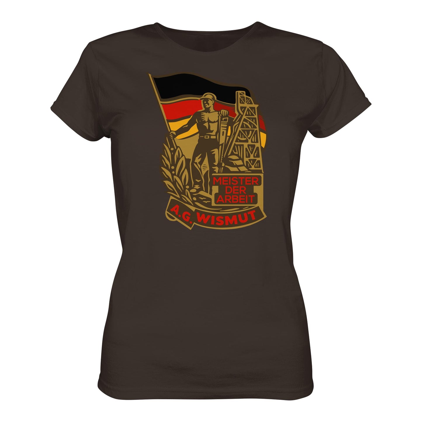 DDR Ostalgie Shirt Mädels • WISMUT - MEISTER DER ARBEIT