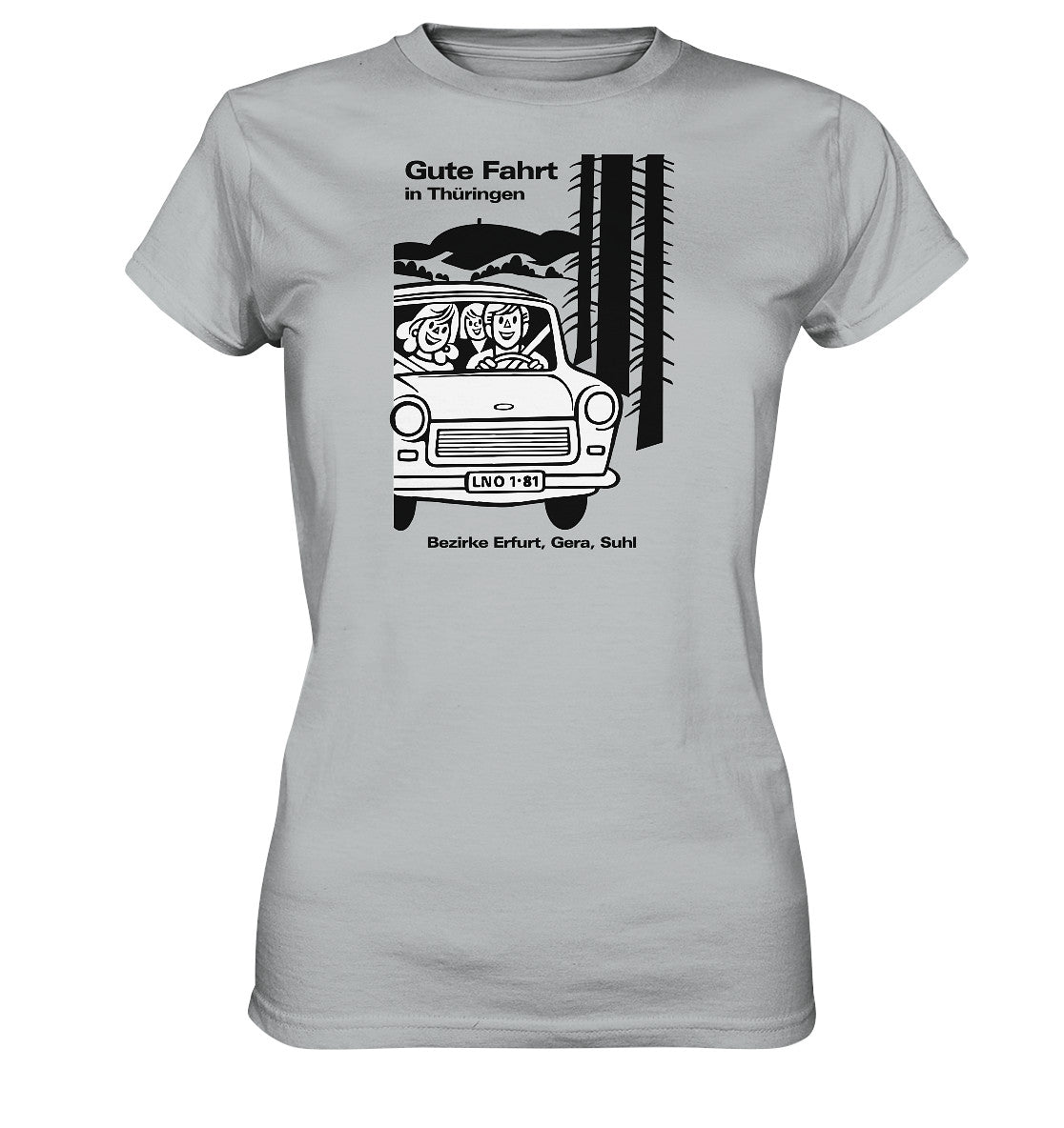 DDR Ostalgie Shirt Mädels • GUTE FAHRT IN THÜRINGEN