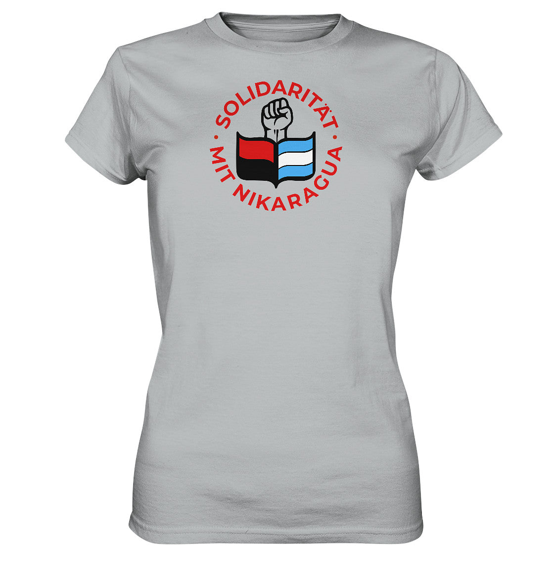 DDR Ostalgie Shirt Mädels • SOLIDARITÄT MIT NIKARAGUA