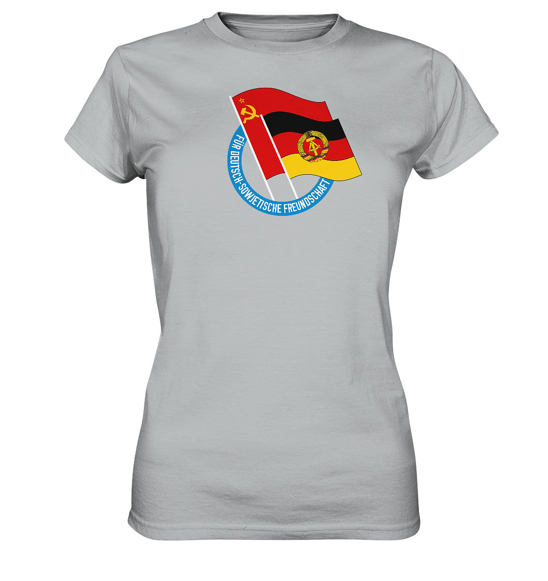 DDR Ostalgie Shirt Mädels • DEUTSCH SOWJETISCHE FREUNDSCHAFT - dunkel