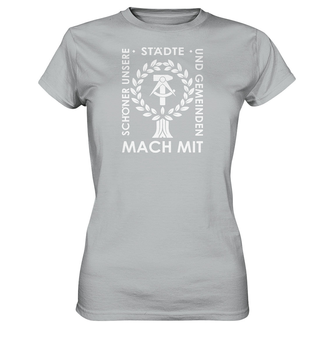 DDR Ostalgie Shirt Mädels • SCHÖNER UNSERE STÄDTE - dunkel