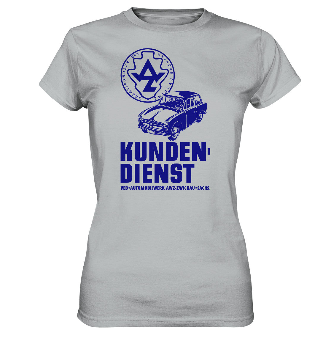 DDR Ostalgie Shirt Mädels • P70 KUNDENDIENST VEB AWZ ZWICKAU