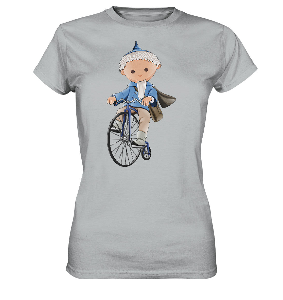 DDR Ostalgie Shirt Mädels • UNSER SANDMÄNNCHEN - AUF DEM HOCHRAD - BLAU (PU-97, 1969)