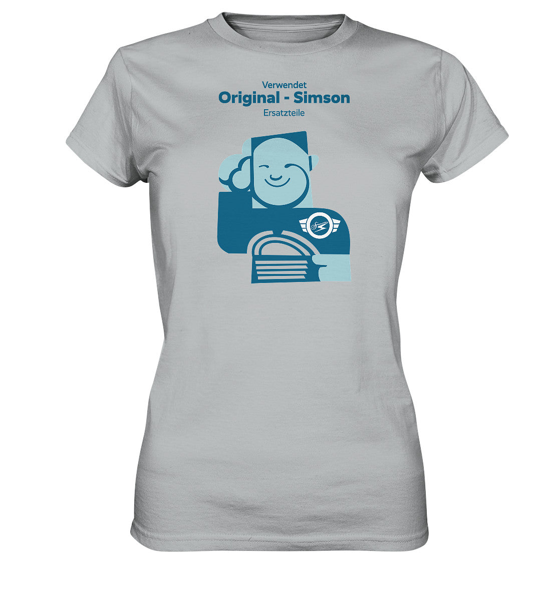 DDR Ostalgie Shirt Mädels • WERKSTATT-WERBUNG SIMSON-ERSATZTEILE