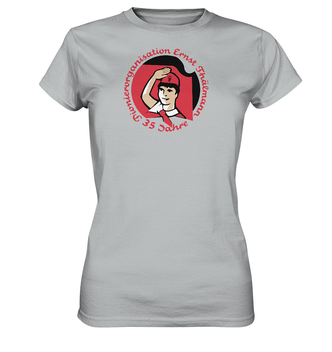 DDR Ostalgie Shirt Mädels • 35 JAHRE PIONIERORGANISATION ERNST THÄLMANN
