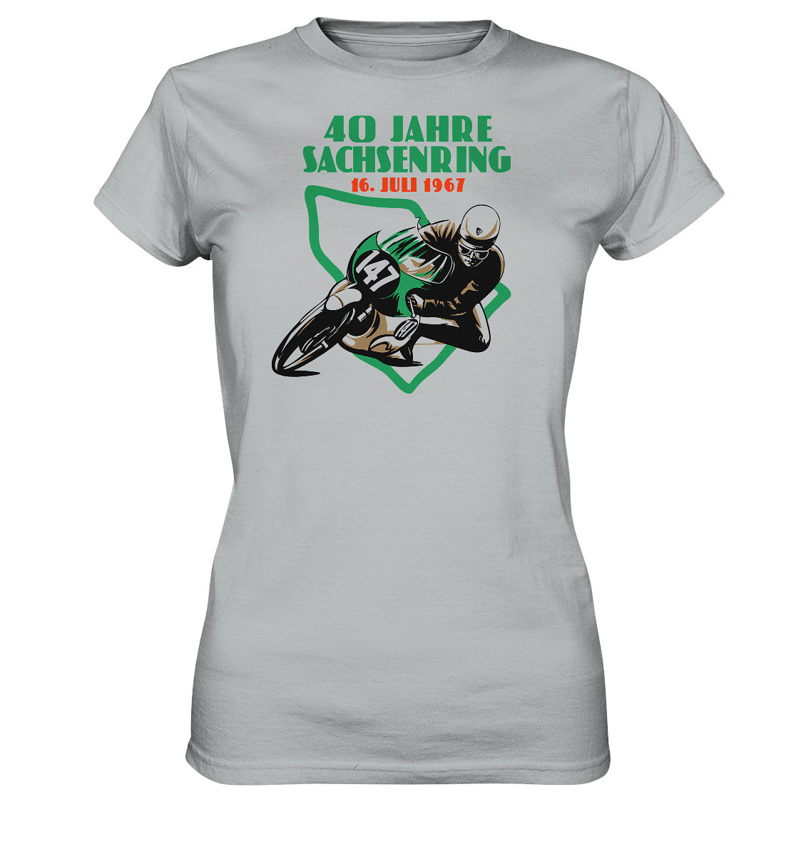 DDR Ostalgie Shirt Mädels • 40 JAHRE SACHSENRING 1967