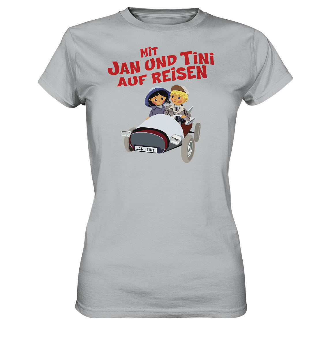 DDR Ostalgie Shirt Mädels • MIT JAN UND TINI AUF REISEN