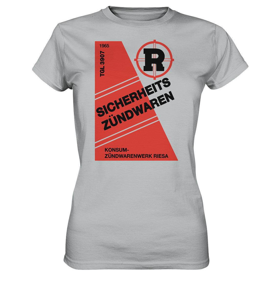 DDR Ostalgie Shirt Mädels • RIESA SICHERHEITSZÜNDWAREN