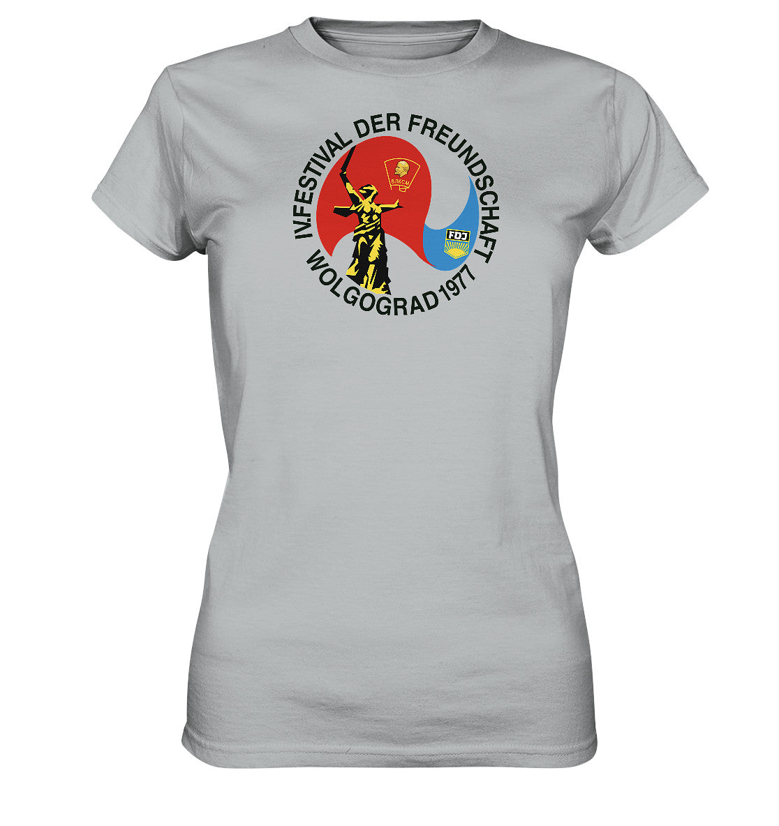 DDR Ostalgie Shirt Mädels • FESTIVAL DER FREUNDSCHAFT - WOLGOGRAD 1977