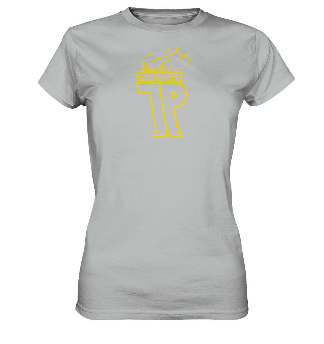 DDR Ostalgie Shirt Mädels • JUNGE PIONIERE, SEID BEREIT - Outline
