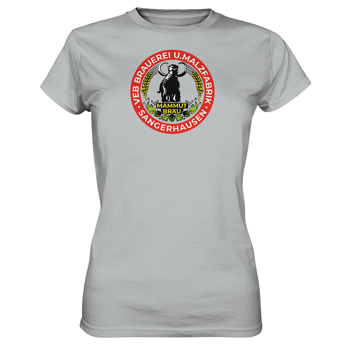 DDR Ostalgie Shirt Mädels • VEB BRAUEREI SANGERHAUSEN - MAMMUT BRÄU