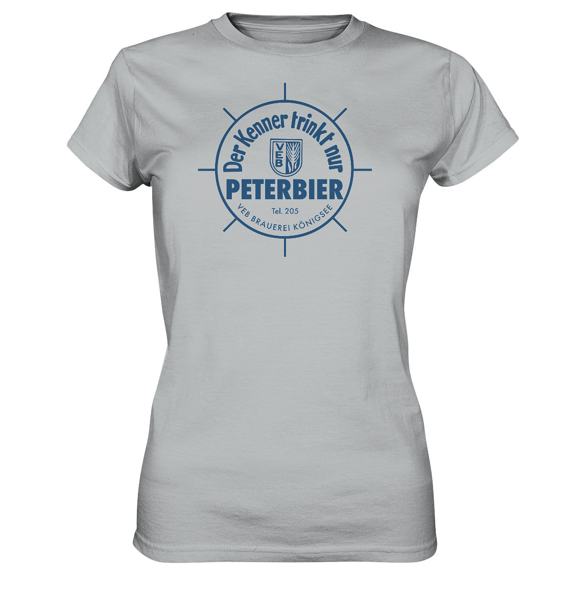 DDR Ostalgie Shirt Mädels • PETERBIER - VEB BRAUEREI KÖNIGSEE
