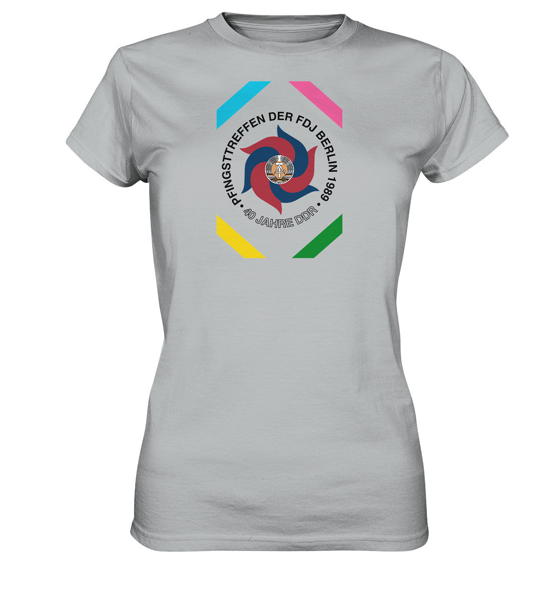 DDR Ostalgie Shirt Mädels • PFINGSTTREFFEN BERLIN 1989