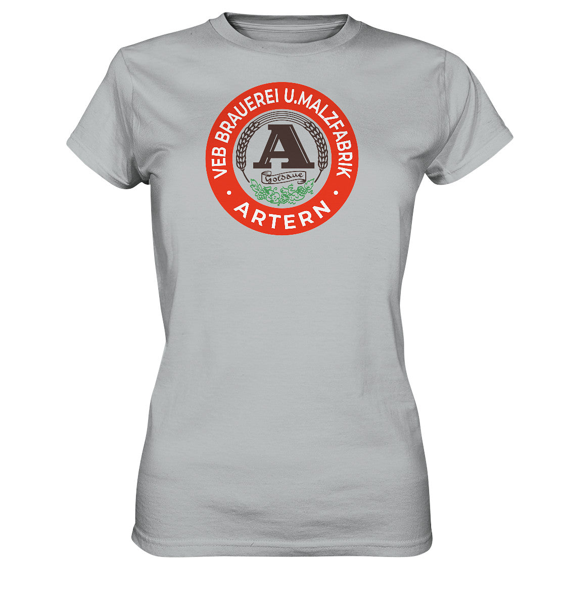 DDR Ostalgie Shirt Mädels • VEB BRAUEREI ARTERN GOLDAUE