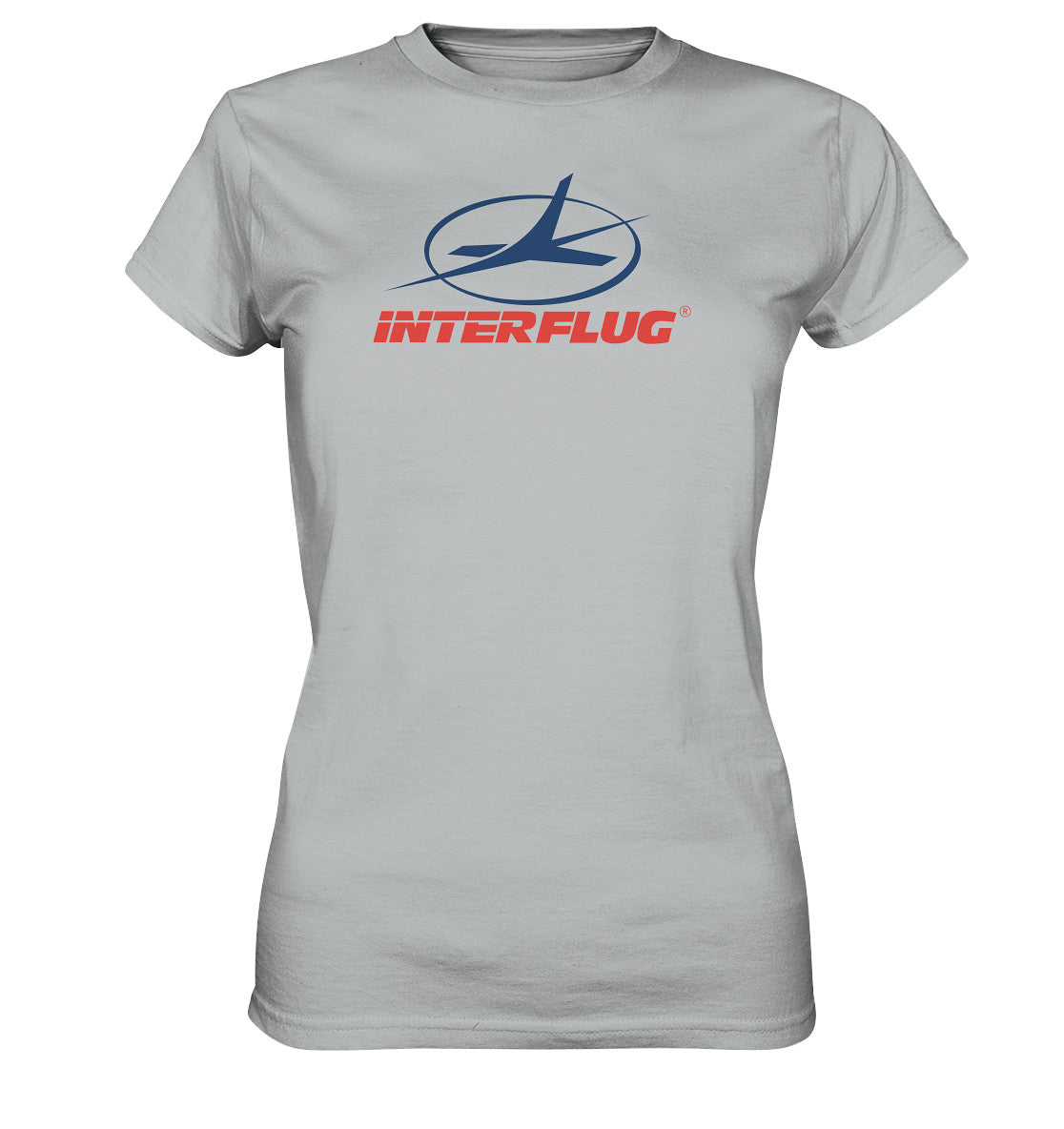 DDR Ostalgie Shirt Mädels • DDR INTERFLUG LOGO