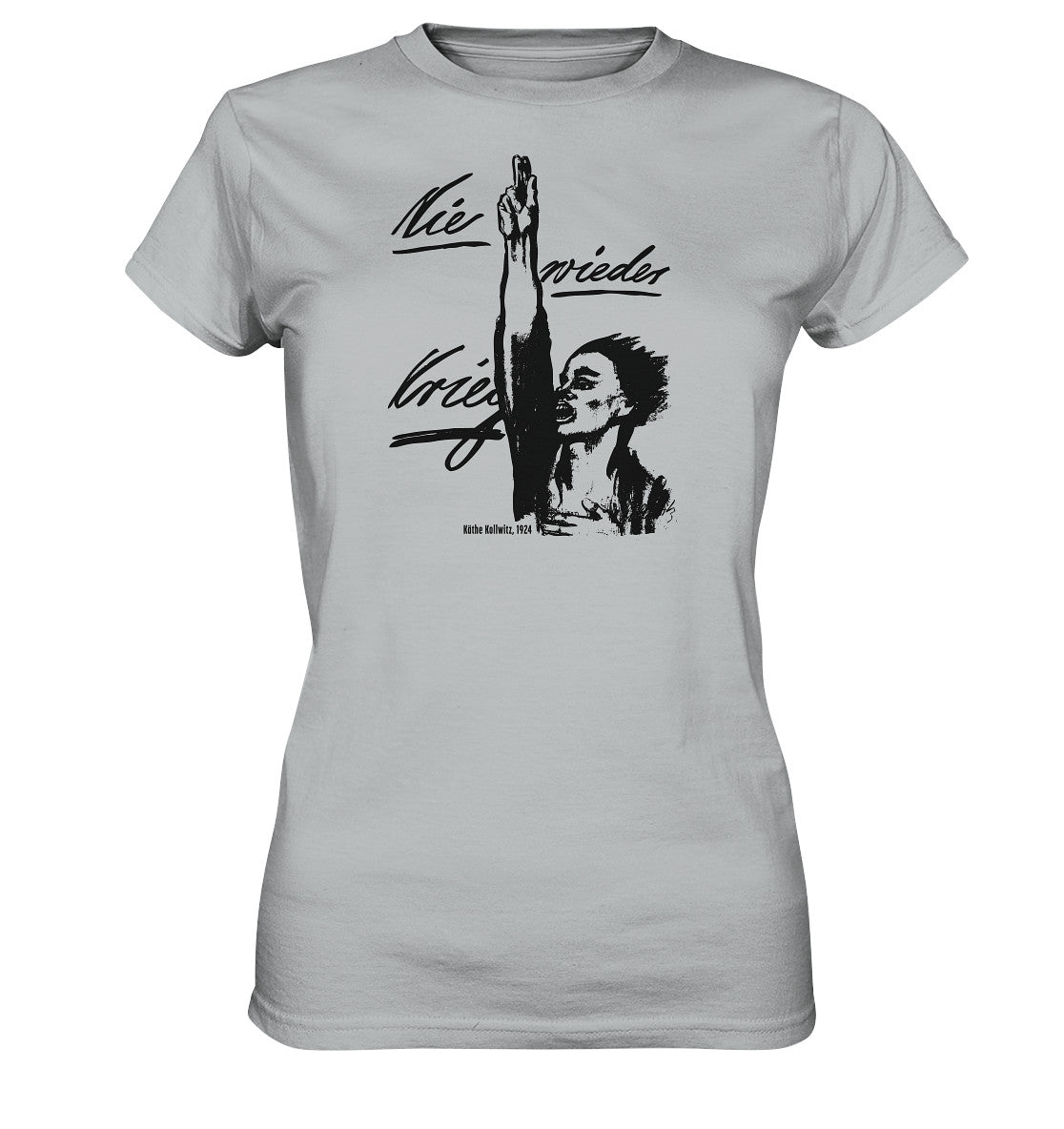 DDR Ostalgie Shirt Mädels • NIE WIEDER KRIEG - KÄTHE KOLLWITZ