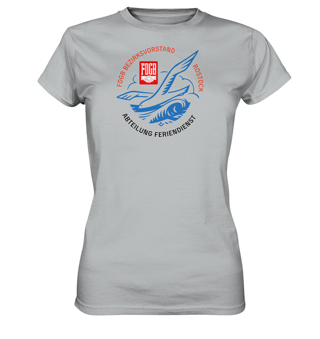 DDR Ostalgie Shirt Mädels • FDGB FERIENDIENST ROSTOCK