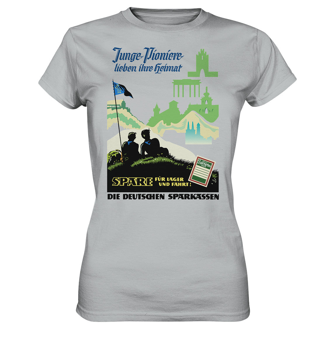 DDR Ostalgie Shirt Mädels • JUNGE PIONIERE LIEBEN IHRE HEIMAT