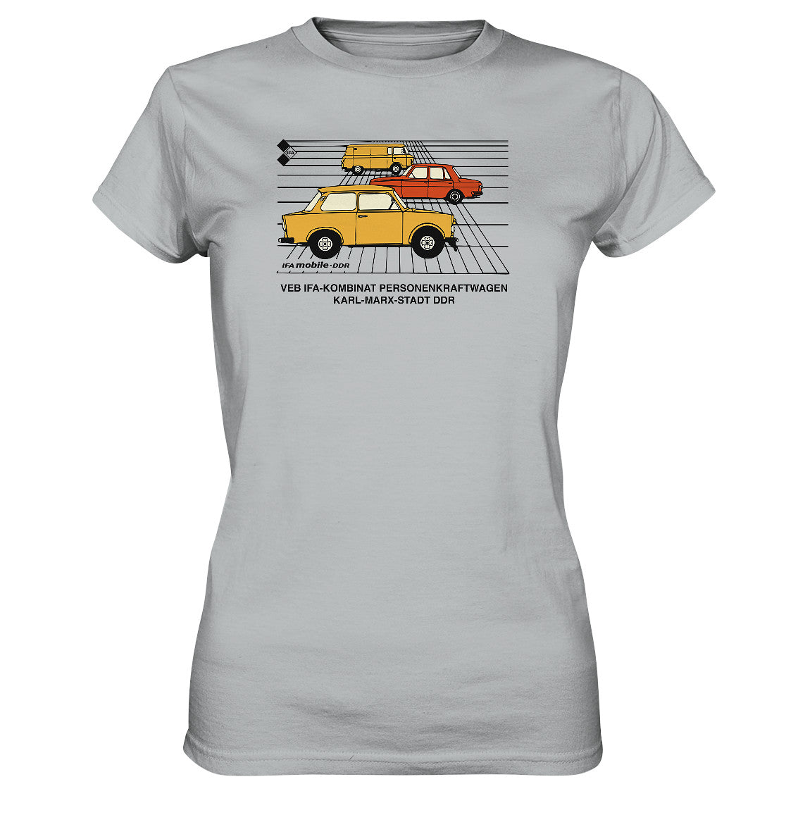 DDR Ostalgie Shirt Mädels • IFA MOBILE DDR - ORIGINALWERBUNG