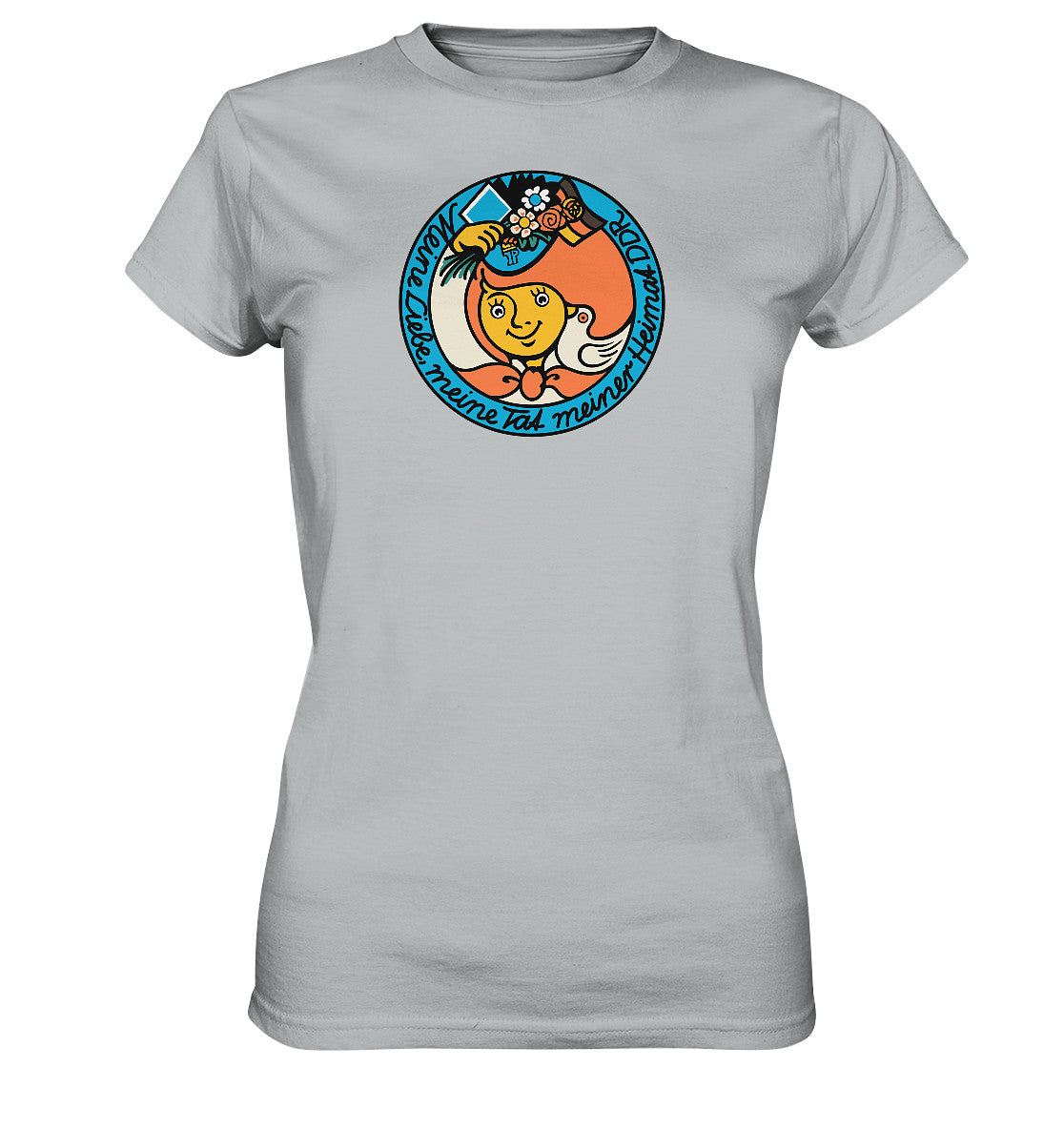 DDR Ostalgie Shirt Mädels • JUNGE PIONIERE - MEINE LIEBE MEINER HEIMAT