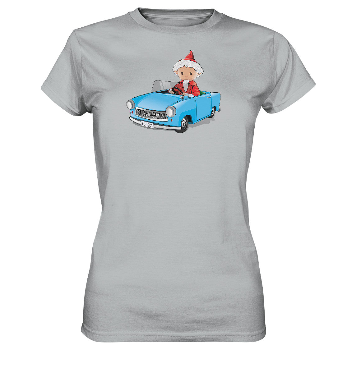 DDR Ostalgie Shirt Mädels • UNSER SANDMÄNNCHEN - TRABI-CRUISER (PU-201)