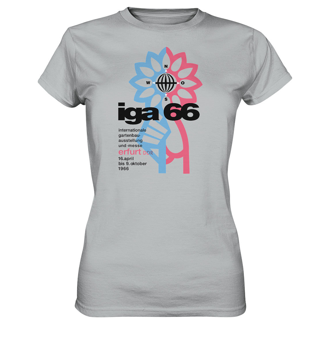 DDR Ostalgie Shirt Mädels • IGA ERFURT 1966