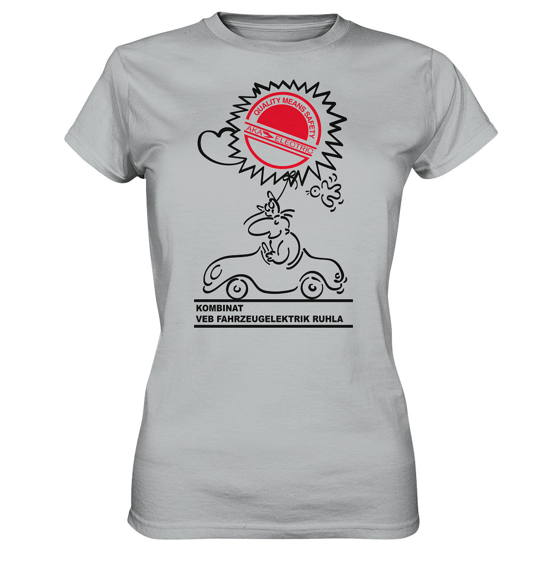 DDR Ostalgie Shirt Mädels • AKA ELEKTRIK - VEB FAHRZEUGELEKTRIK RUHLA