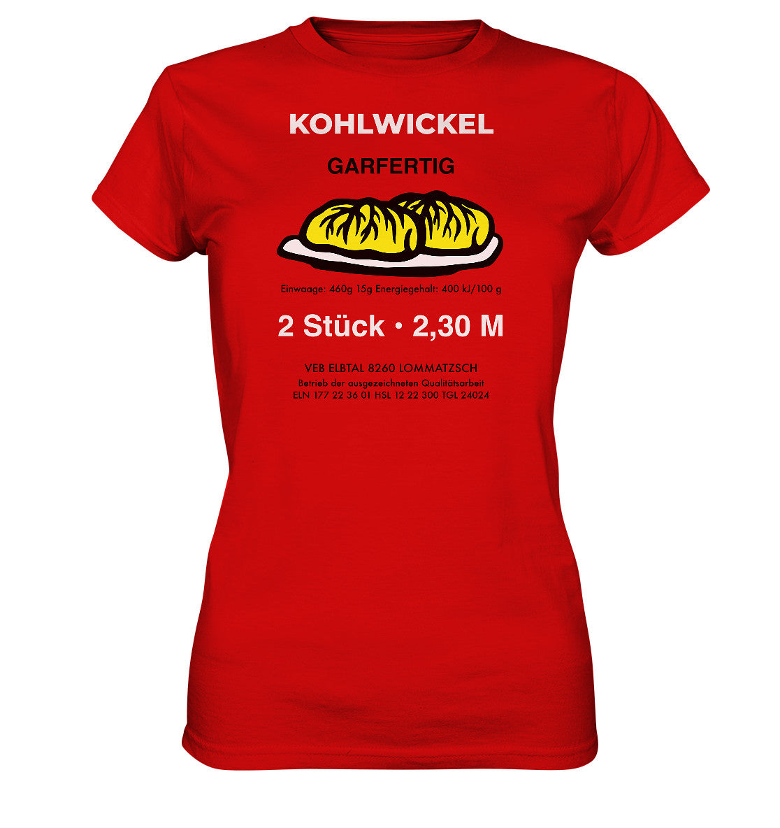 DDR Ostalgie Shirt Mädels • ELBTAL KOHLWICKEL - Ladies Premium Shirt