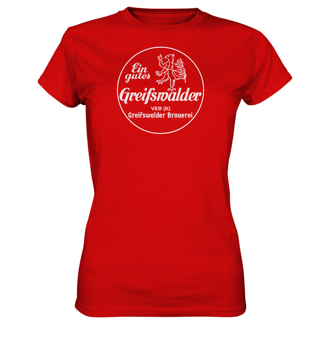 DDR Ostalgie Shirt Mädels • VEB GREIFSWALDER BRAUEREI