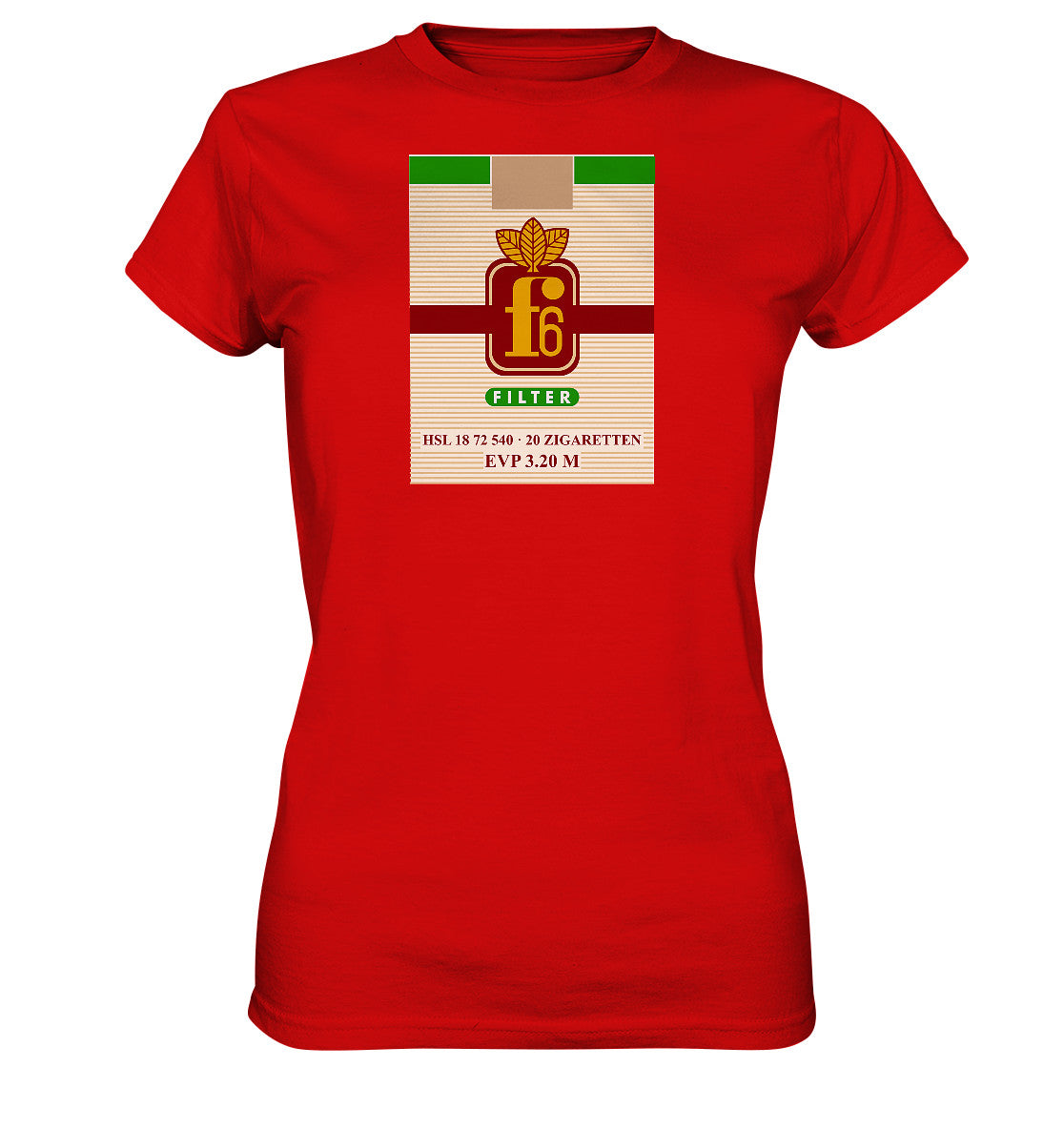 DDR Ostalgie Shirt Mädels • F6 FILTER ZIGARETTEN