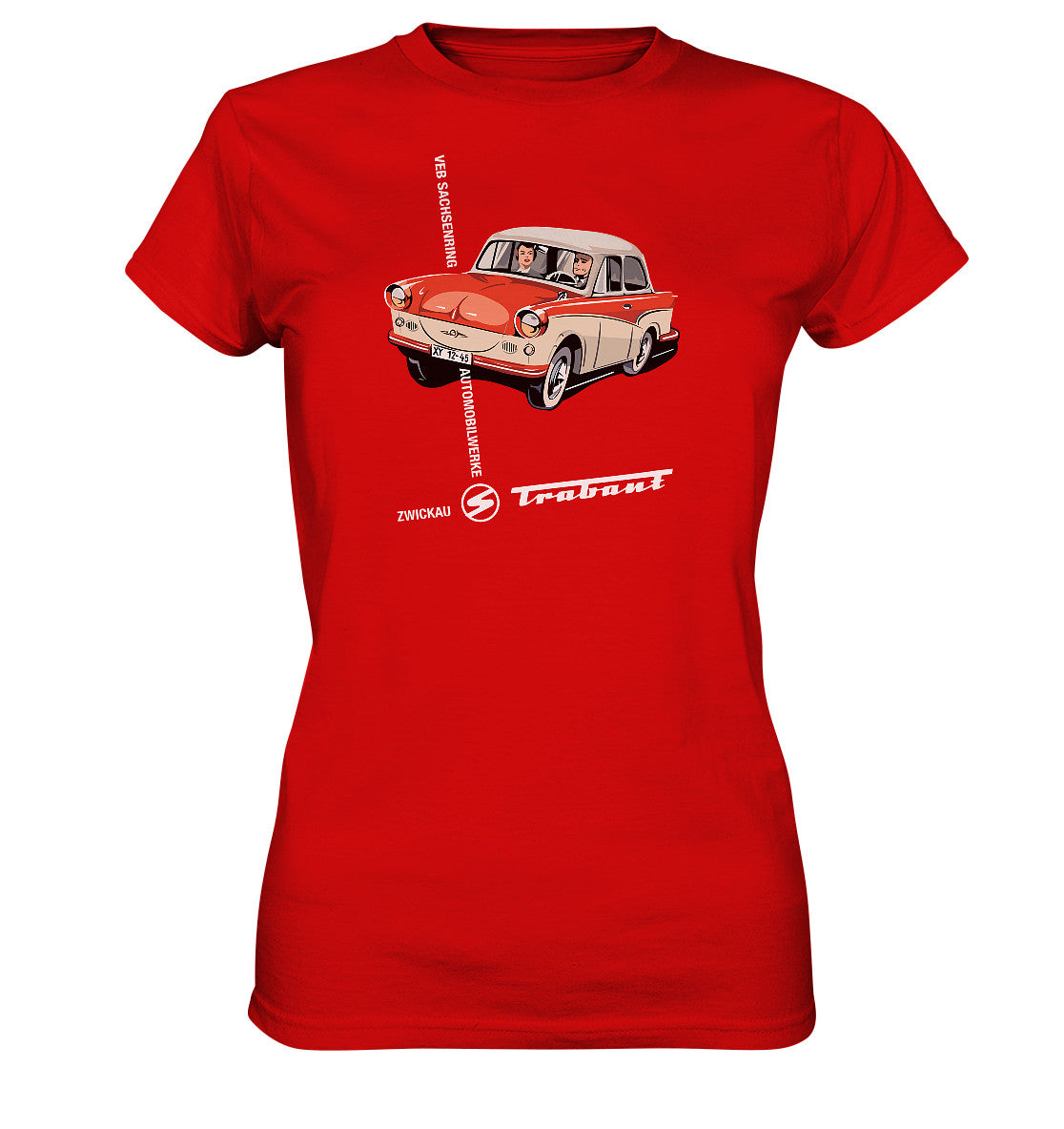 DDR Ostalgie Shirt Mädels • VEB SACHSENRING ZWICKAU