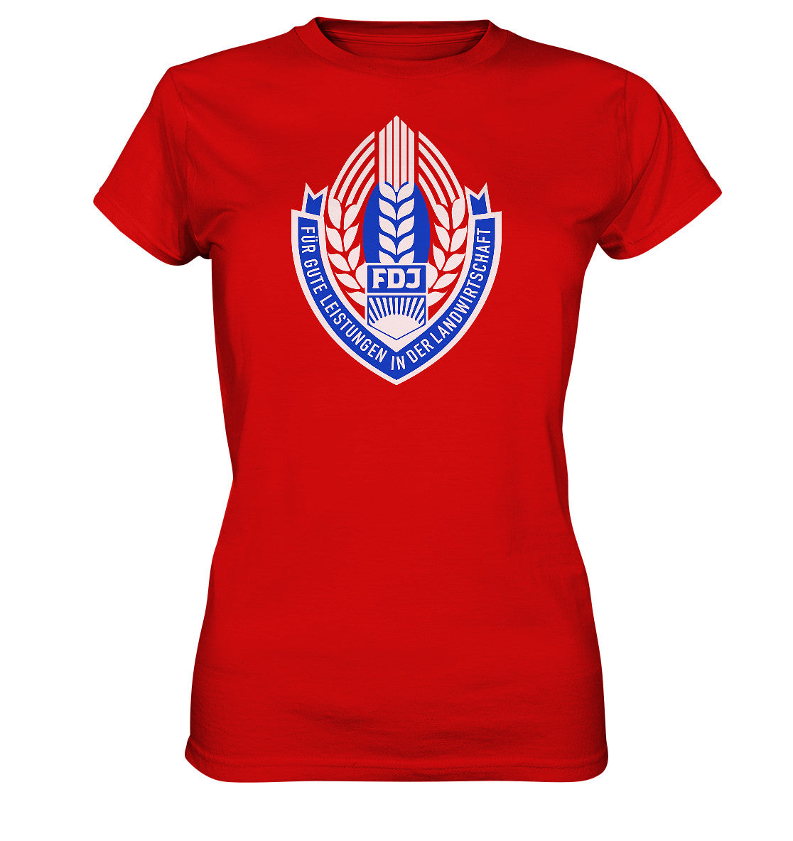 DDR Ostalgie Shirt Mädels • FDJ - FÜR GUTE LEISTUNGEN IN DER LANDWIRTSCHAFT