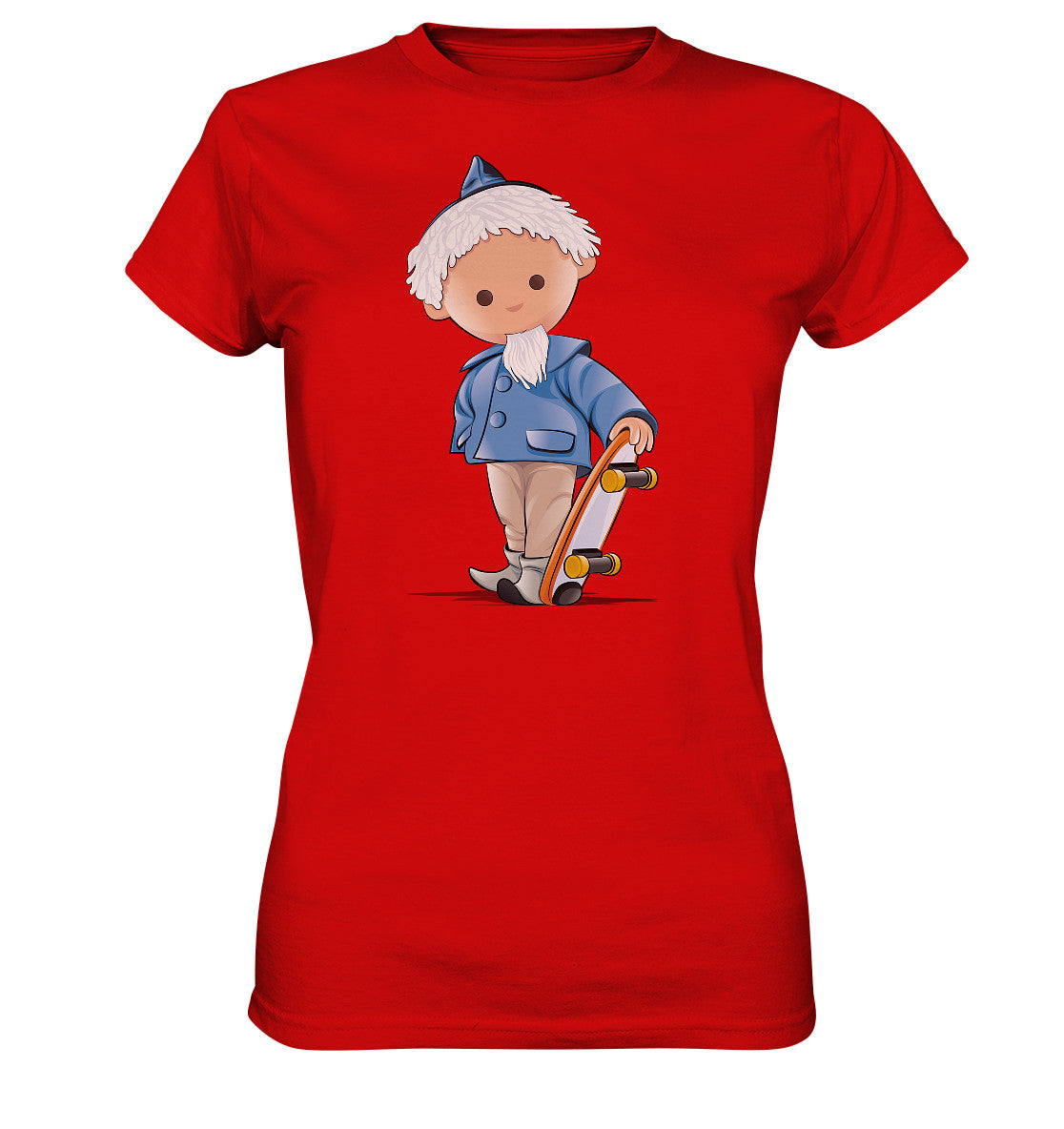 DDR Ostalgie Shirt Mädels • UNSER SANDMÄNNCHEN - ROLLBRETT-SKATER